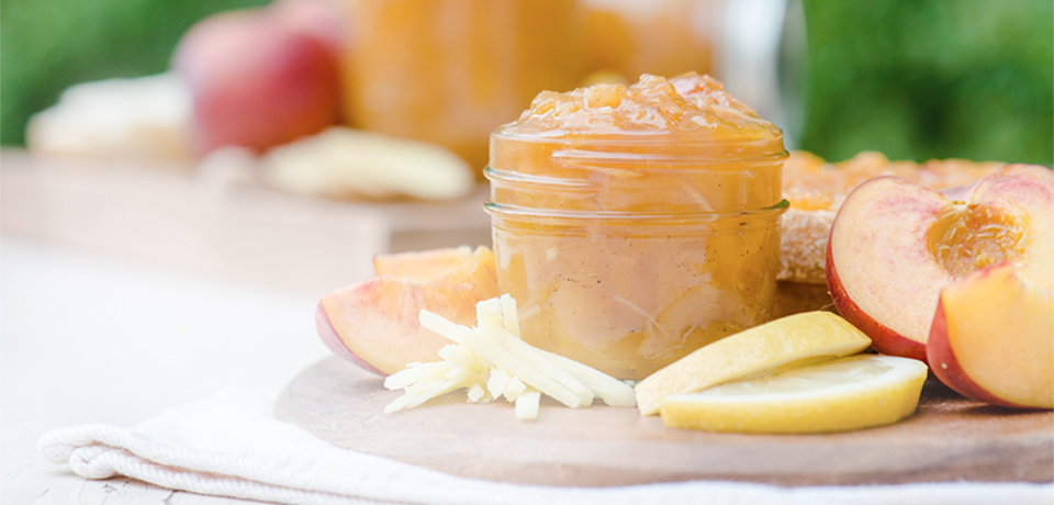 Sweet Ginger Peach Preserves