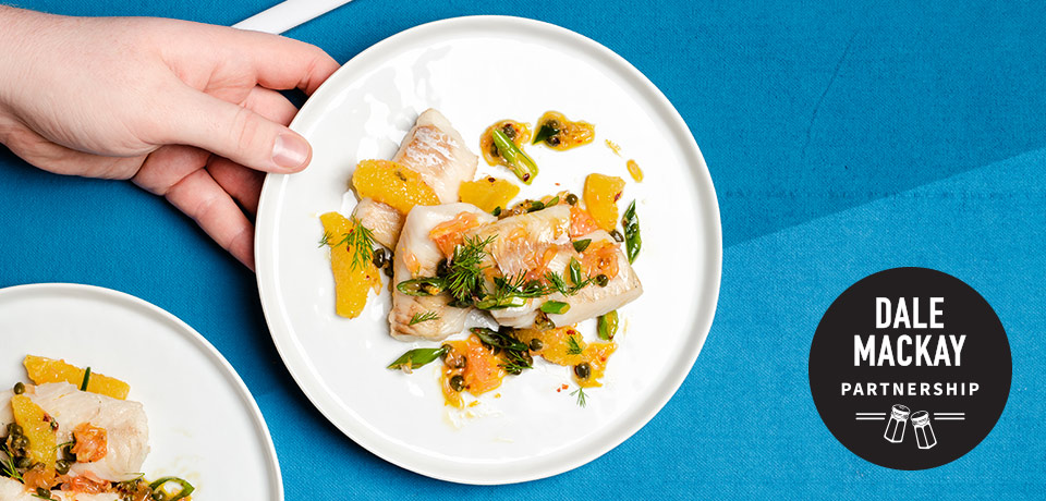 Sask. Walleye with Citrus and Capers