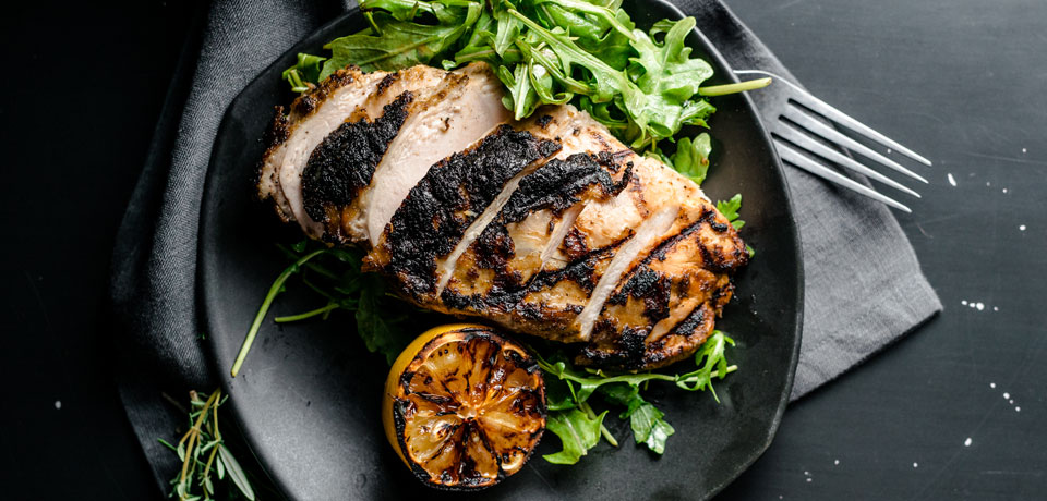 Provençal Chicken Breasts with Arugula Salad